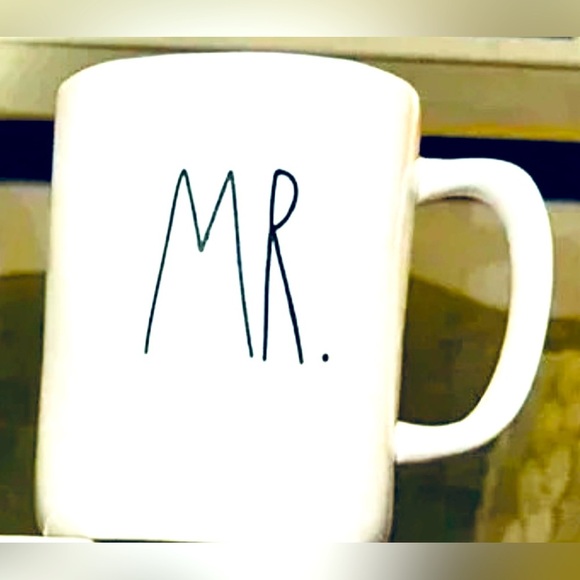Rae Dunn ceramic coffee/tea mug/cup “Mr.” Wedding/groom/teacher - Picture 1 of 1